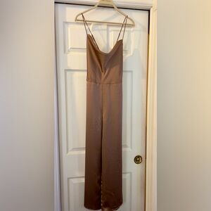 Abercrombie & Fitch Tan Jumpsuit
